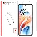 Tempered Glass Screen Protector Compatible For Oppo A79 5G,Oppo F23 5G,Oppo A58 4G (Black) Smartphone With Edge To Edge Coverage And Easy Installation Kit