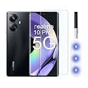 Adavnced Glue UV Curved Tempered Glass for Realme 10 Pro Plus/Realme 11 Pro 5G / Realme 11 Pro Plus | with HD clearity Full Curved Edge Protection and Installation Kit