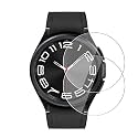 Tempered Glass Screen Protector Compatible for Samsung Galaxy Watch 6 Classic &amp; Samsung Galaxy Watch Ultra (47mm) (1.5" inch) with Easy Installation kit, Pack of 2