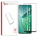 Tempered Glass Screen Protector Compatible with Realme Narzo 70 Pro 5G / Realme P1 5G / Realme 12 Plus 5G | Edge-to-Edge Coverage | 9H Hardness | Bubble-Free Installation | Black