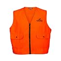 Youth Safety Vest – High Visibility Safety Vest with Pockets, Zipper Front, Durable Safety Gear for Kids Hunting
