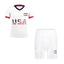 Youth Soccer Jersey Boys Girls- Lightweight Kids Training Shirts