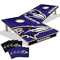 YouTheFan NFL 2’ x 3’ Wood Cornhole Game with Logo Bags