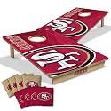 YouTheFan NFL 2’ x 3’ Wood Cornhole Game with Logo Bags