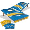 YouTheFan NFL 2’ x 3’ Wood Cornhole Game with Logo Bags
