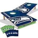 YouTheFan NFL 2’ x 3’ Wood Cornhole Game with Logo Bags