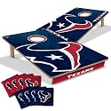 YouTheFan NFL 2’ x 3’ Wood Cornhole Game with Logo Bags