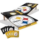 YouTheFan NFL 2’ x 3’ Wood Cornhole Game with Logo Bags