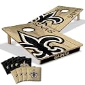 YouTheFan NFL 2’ x 3’ Wood Cornhole Game with Logo Bags