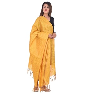 youthquake women39s amp girls golden zari parchaa silk dupatta