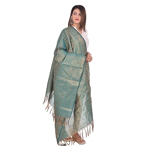 youthquake women39s amp girls golden zari parchaa silk dupatta