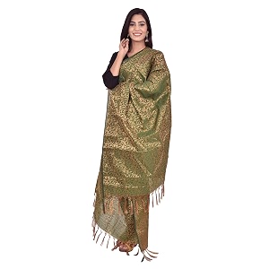 youthquake women39s amp girls golden zari parchaa silk dupatta