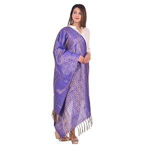 youthquake women39s amp girls golden zari parchaa silk dupatta