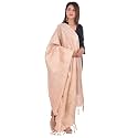 YOUTHQUAKE Women's &amp; Girls Golden Zari Parchaa Silk Dupatta
