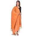 YOUTHQUAKE Women's &amp; Girls Golden Zari Parchaa Silk Dupatta