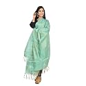YOUTHQUAKE Women's &amp; Girls Golden Zari Parchaa Silk Dupatta