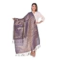 YOUTHQUAKE Women's &amp; Girls Golden Zari Parchaa Silk Dupatta