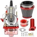 YOXUFA PWK 24mm Carburetor Intake Manifold Kit for Predator 212cc 196cc 200cc 6.5hp Engine Coleman CT200U BT200X KT196 Baja Warrior MB200 GX160 Mini Bike Go Kart Parts