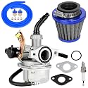 YOXUFA PZ19 Carburetor Carb Cable Choke for Kayo Fox 70 110cc 125cc Kazuma TaoTao Falcon Sunl Peace Sports Loncin Roketa Boom Vader Kandi 50cc 90cc SSR ATV Quad Pit Dirt Bike Go Kart