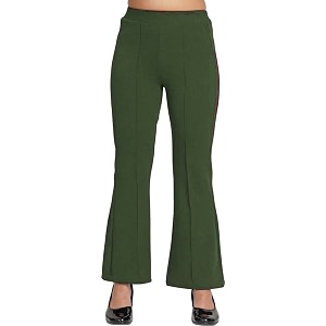 YOZO Womens Regular Fit Cotton Blend Trouser