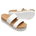 Yozuru Womens Platform Sandals with Arch Support