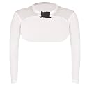 Ypser See Through Glitter Mesh Crop Top Sheer Open Front Shrug Fishnet Cover Ups