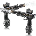 YRIOWMI Electric Water Gun, Full Automatic Squirt Gun 28‑32 FT Range Soaker, Water Playing Toys for Outdoor Yard Beach Pool (2Pack Black)