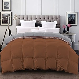 yrm - 400 gsm ultra-soft quilted reversible comforter 9234 x 10634 inches233cm x 269cm - king sizesilverchocolate brown