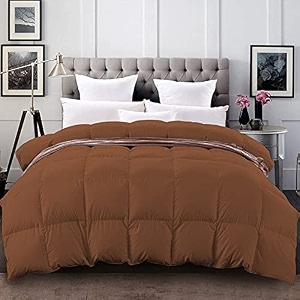 yrm - 400 gsm ultra-soft quilted comforter 6034 x 9034 inches152cm x 228cm - single bedchocolate brown