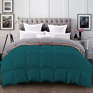 yrm - 500 gsm ultra-soft quilted reversible comforter 9234 x 10634 inches233cm x 269cm - king sizesilverteal