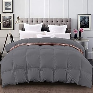 yrm - 500 gsm ultra-soft quilted comforter 9234 x 10634 inches233cm x 269cm - king sizedark grey