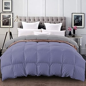 yrm - 500 gsm ultra-soft quilted reversible comforter 6034 x 9034 inches152cm x 228cm - single bedsilvermedium blue