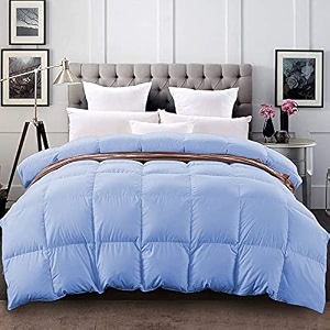 yrm - 500 gsm ultra-soft quilted comforter 9234 x 10634 inches233cm x 269cm - king sizesky blue