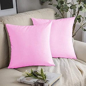 yrm bedding39s baby pink 600-tc oraganic cotton 3 piece decorative cushion covers 2034x2034