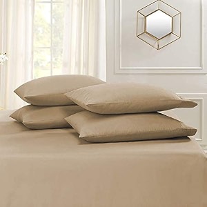 yrm bedding39s beige 600-tc oraganic cotton 2 piece pillow covers 1734x2734