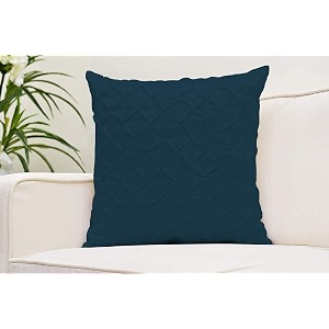 yrm bedding39s dark teal 600-tc oraganic cotton 3-piece decorative pinch pleated cushion covers 2034x2034