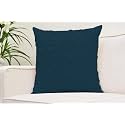 YRM Bedding's Dark Teal 600-TC Oraganic Cotton 3-Piece Decorative Pinch Pleated Cushion Covers (20"x20")