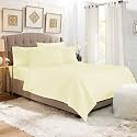 YRM Bedding's Ivory 600-TC Oraganic Cotton Single Flat Bedsheet King Size (102"x108")
