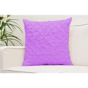 yrm bedding39s levender 600-tc oraganic cotton 5 piece pinch pleated decorative cushion covers 2034x2034