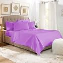 YRM Bedding's Levender 600-TC Oraganic Cotton Single Flat Bedsheet Queen Size (92"x102")