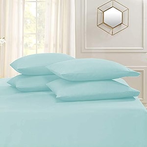 yrm bedding39s light blue 600-tc oraganic cotton 2 piece pillow covers 1734x2734