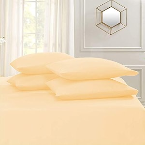 yrm bedding39s peach 600-tc oraganic cotton 2 piece pillow covers 2034x3034