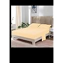 YRM Bedding's Peach 600-TC Oraganic Cotton Fitted Bedsheet King Size (72"x78") with Pillow Covers (18"x28") with 12 inch Drop, Feet for 4" and 8" Inch Mattress Fitted Bedsheet