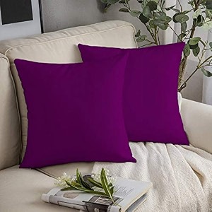 yrm bedding39s purple 600-tc oraganic cotton 3 piece decorative cushion covers 2034x2034