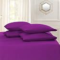 YRM Bedding's Purple 600-TC Oraganic Cotton 2 Piece Pillow Covers (17"x27")