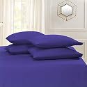 YRM Bedding's Royal Blue 600-TC Oraganic Cotton 2 Piece Pillow Covers (18"x28")