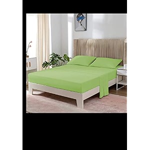 yrm bedding39s sage green 600-tc oraganic cotton single fitted bedsheet single bed size 3634x7534 with 12 inch drop feet for 434 and 834 inch mattress fitted bedsheet