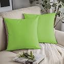 YRM Bedding's Sage Green 600-TC Oraganic Cotton 5-Piece Decorative Cushion Covers (20"x20")