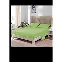 YRM Bedding's Sage Green 600-TC Oraganic Cotton Single Fitted Bedsheet Queen Size (60"x78") with 12 inch Drop, Feet for 4" and 8" Inch Mattress Fitted Bedsheet