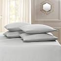 YRM Bedding's Silver-Grey 600-TC Oraganic Cotton 2 Piece Pillow Covers (19"x29")
